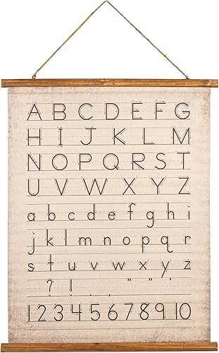 Miniatura 5 de Creative Co-Op Decoración de pared de alfabeto y números