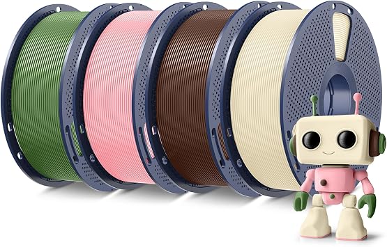 SUNLU High Speed PLA Filament 1.75mm, 4x1KG Meta Bundle