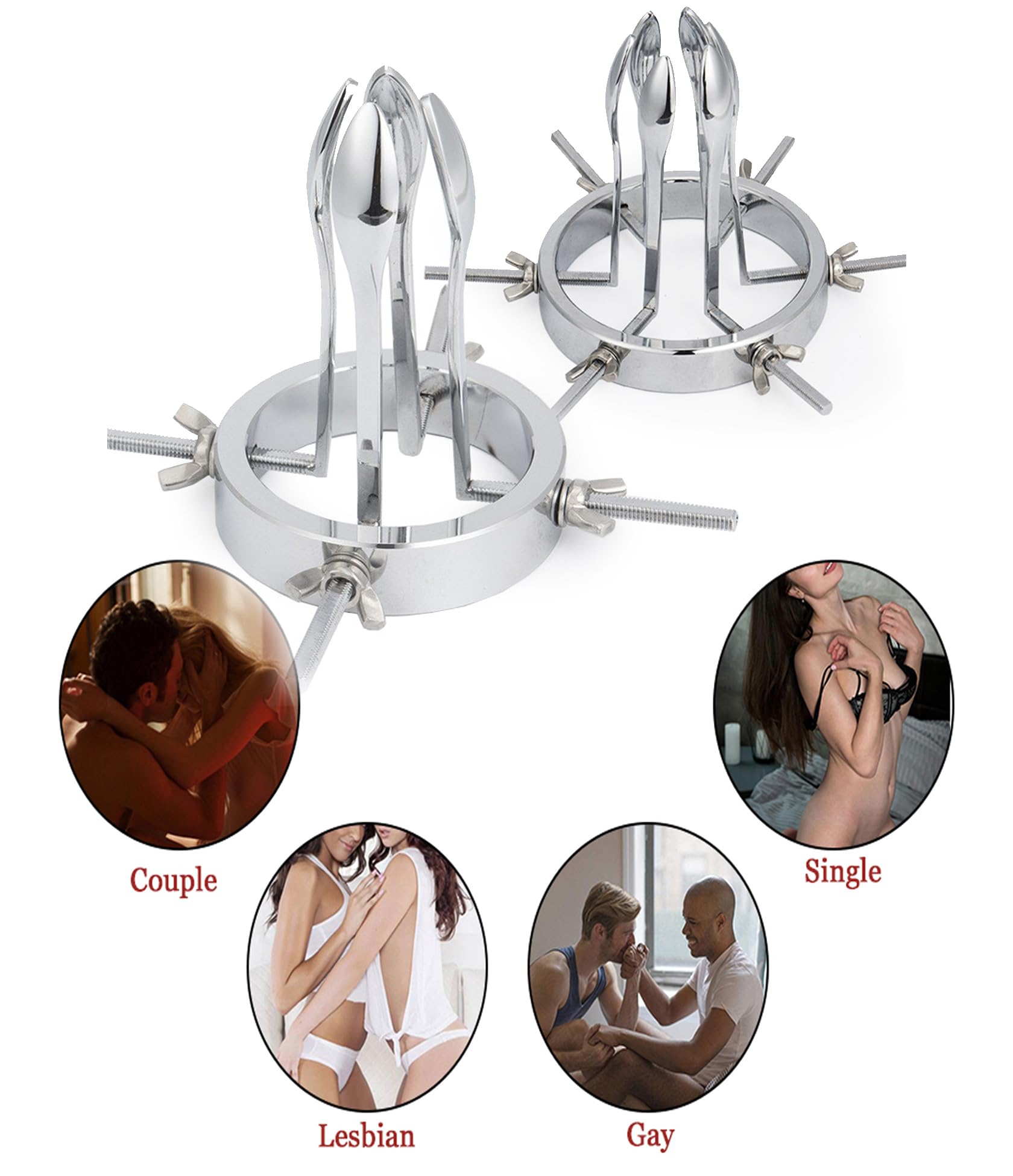 Épandeur Vaginal Avec Sangles - Jouet Intime Sans Marque, Neuf, Pour Exploration