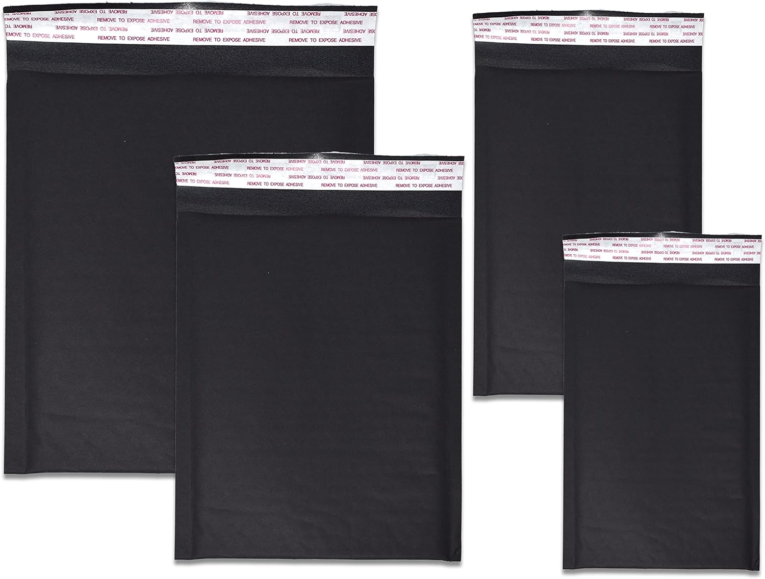 Black Matte Kraft Bubble Mailers, Strong Adhesion Padded Packaging Self Seal Mailing Cushioned Tear Resistant Envelopes (100, 6x10)