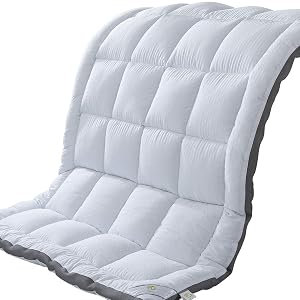 SUFUEE Mattress Topper Full Mattress Pad Protector - Quality Plush Luxury Down Alternative Pillow Top - 2inch Extra