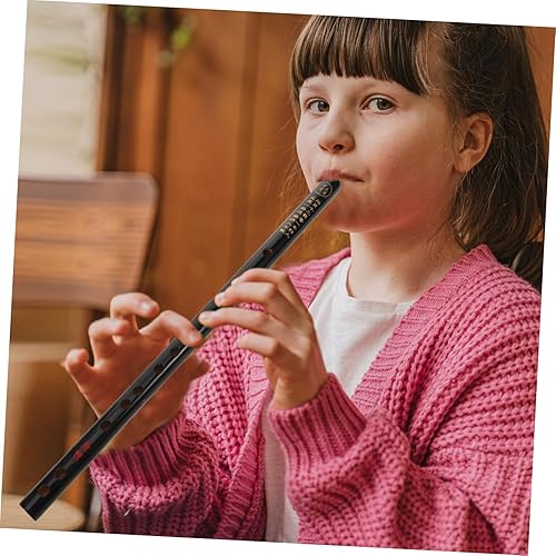 Miniatura 9 de Adulto Tiys Negro Fife Niños Musicales Musicales Para Niños Instrumentos Musicales Flauta Instrumento Musical Flauta Flauta Flauta de práctica