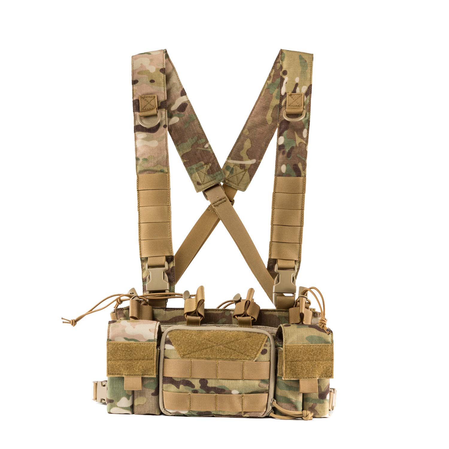 Buy Chest Rig with 5.56/7.62 Mag Pouches Pistol Mag Pouches