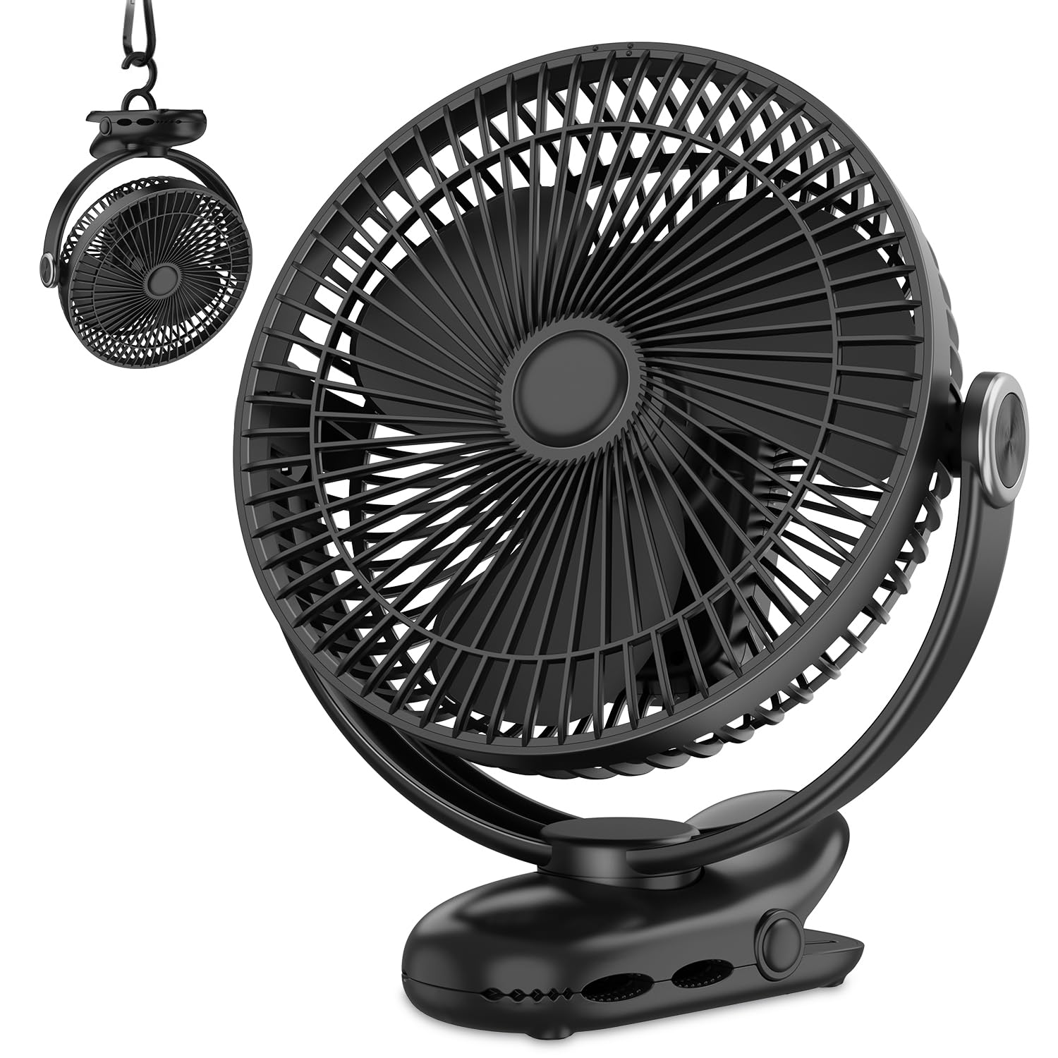 Nuerst 10000mAh Clip On Fan