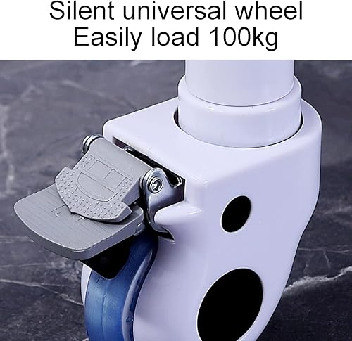 Miniatura 5 de Carrito utilitario rodante, carrito de utilidad médica con cajones, carrito de esteticista de 3 niveles con ruedas para salón de belleza, spa,