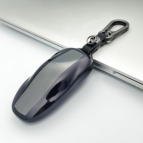 TANDRIVE Funda para llavero para Tesla Model S, color blanco