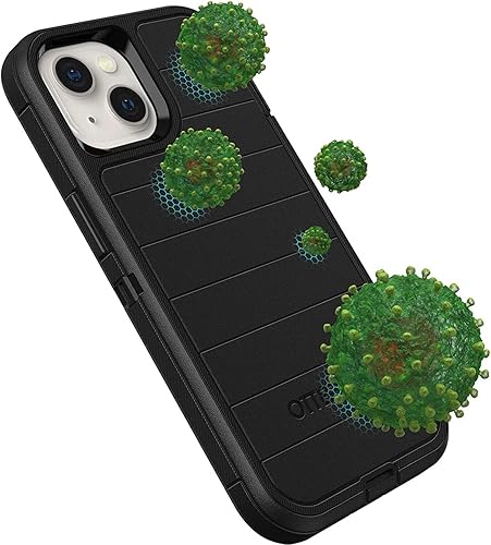 Miniatura 7 de OtterBox Defender Series - Funda sin pantalla para iPhone 13 solamente clip de funda incluido protección de defensa microbiana embalaje al por menor