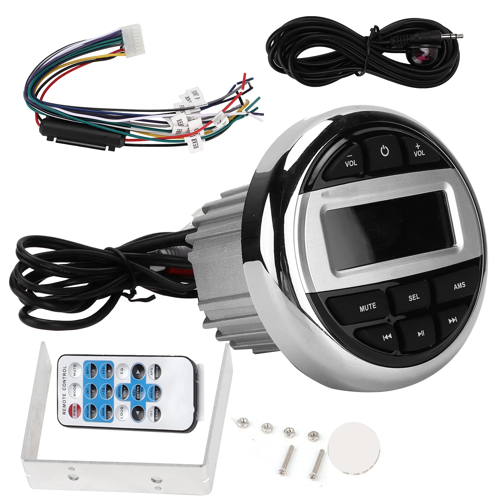 marine radio bluetooth,Marine Radio Bluetooth,Tbest Schiffs-Yachtteile,Marine-Bluetooth-Lautsprecher,Mp3-Player,Wasserdichtes Schiffszubehör Für Badezimmer,Saunaraum