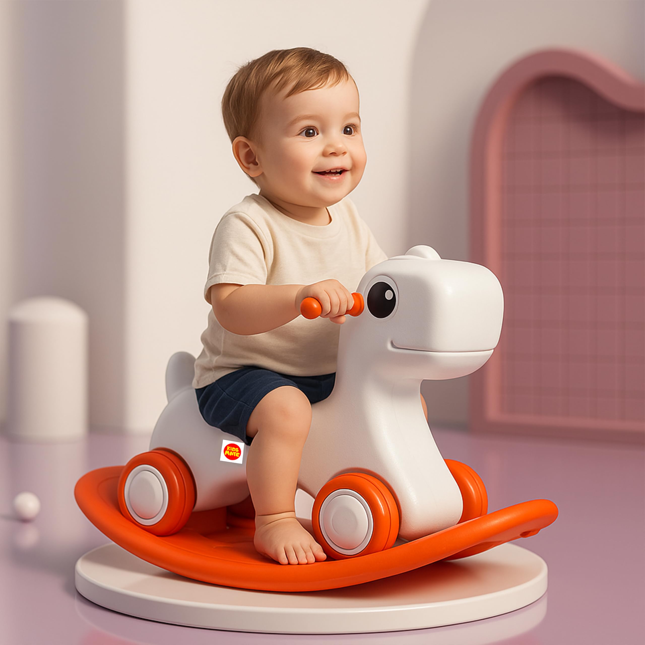 Kidsmate Astro Rider Push Car - Purple -14