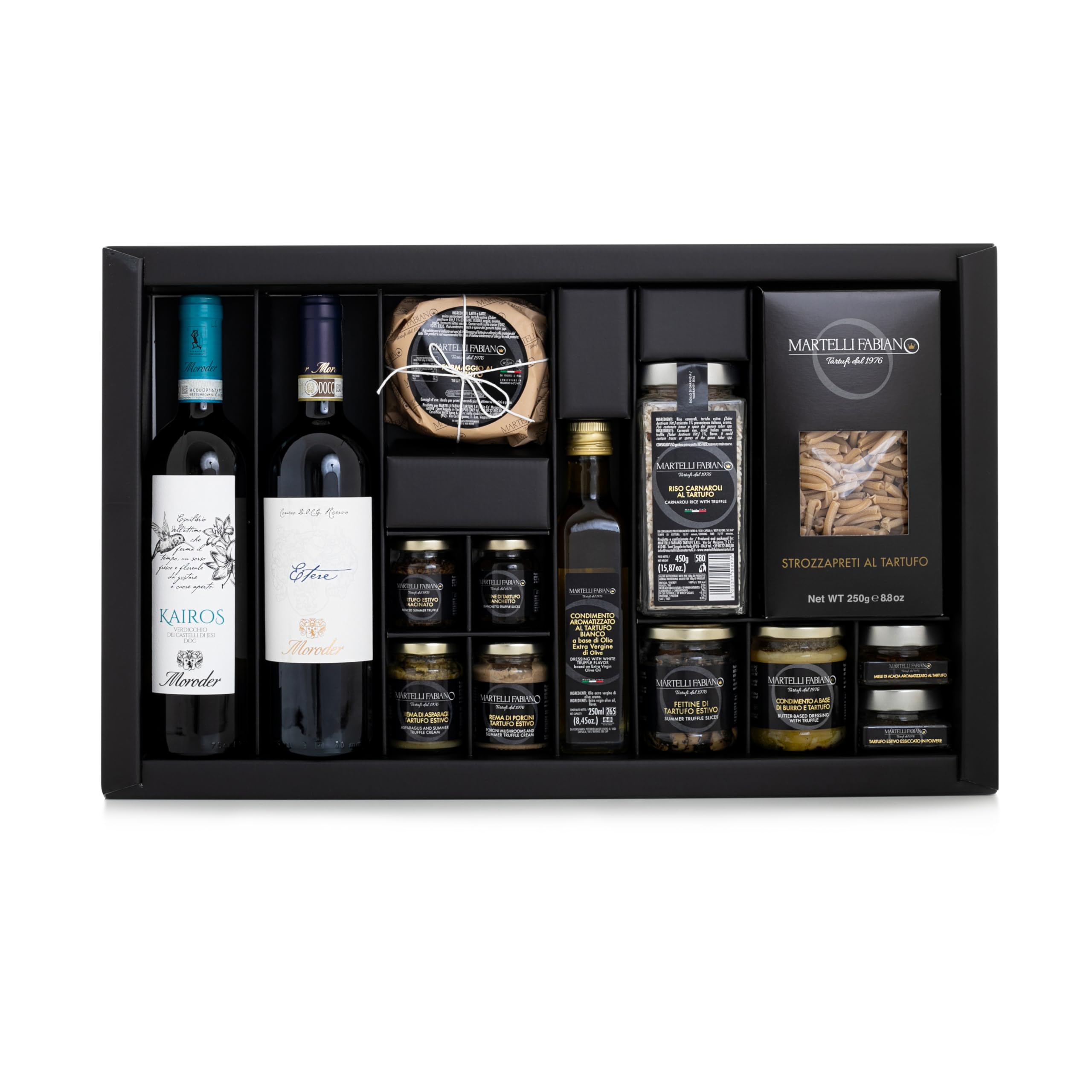 Confezione Regalo Tartufo NEW YORK - Cesti Natalizi Pasquali a base di Tartufo - Prodotti Tipici Artigianali - Idea Pacco Gastronomico Natale Pasqua - Truffle Gift Idea - Martelli Fabiano Tartufi