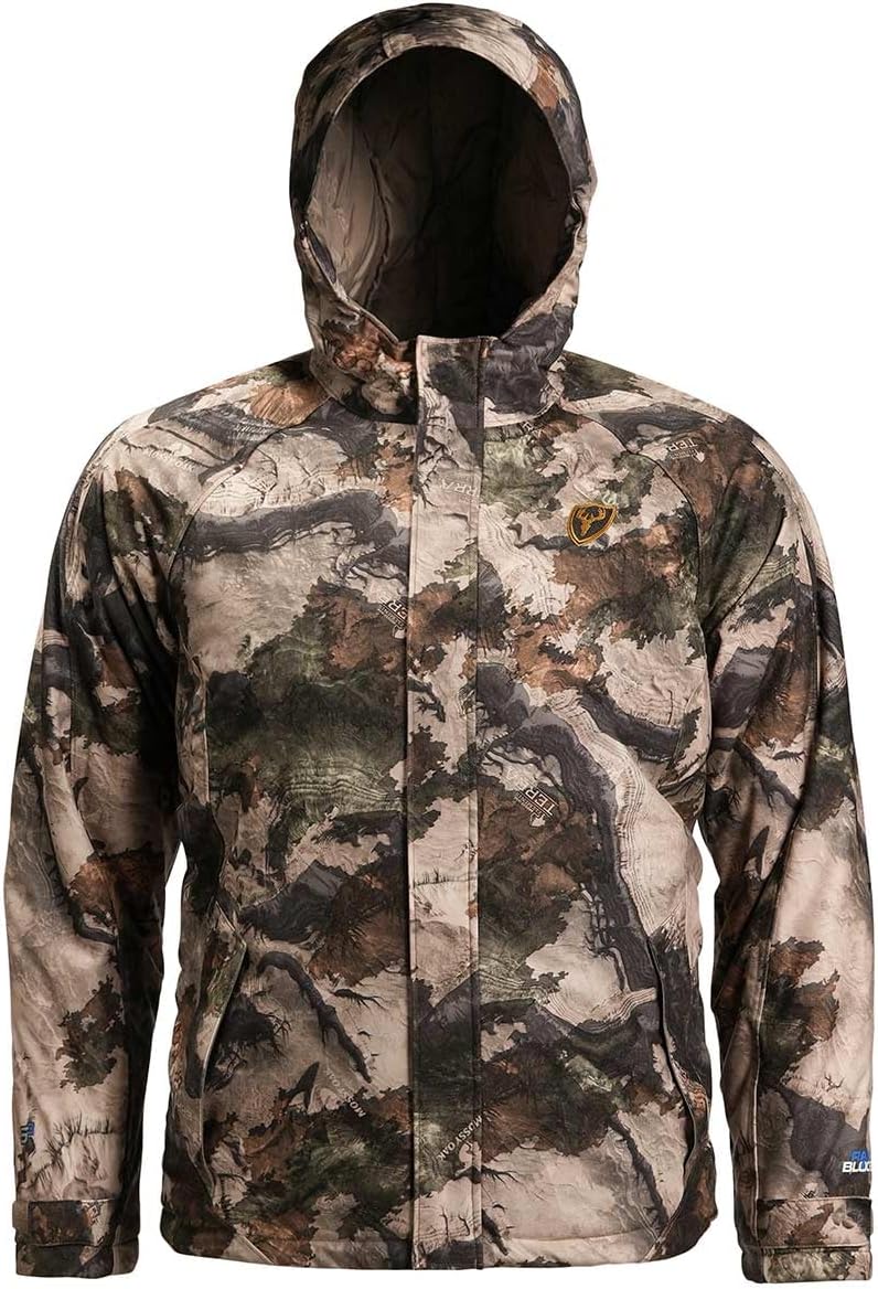 SCENTBLOCKER Men's Insulated Drencher Breathable Waterproof Camo Hunting Jacket - Image 5