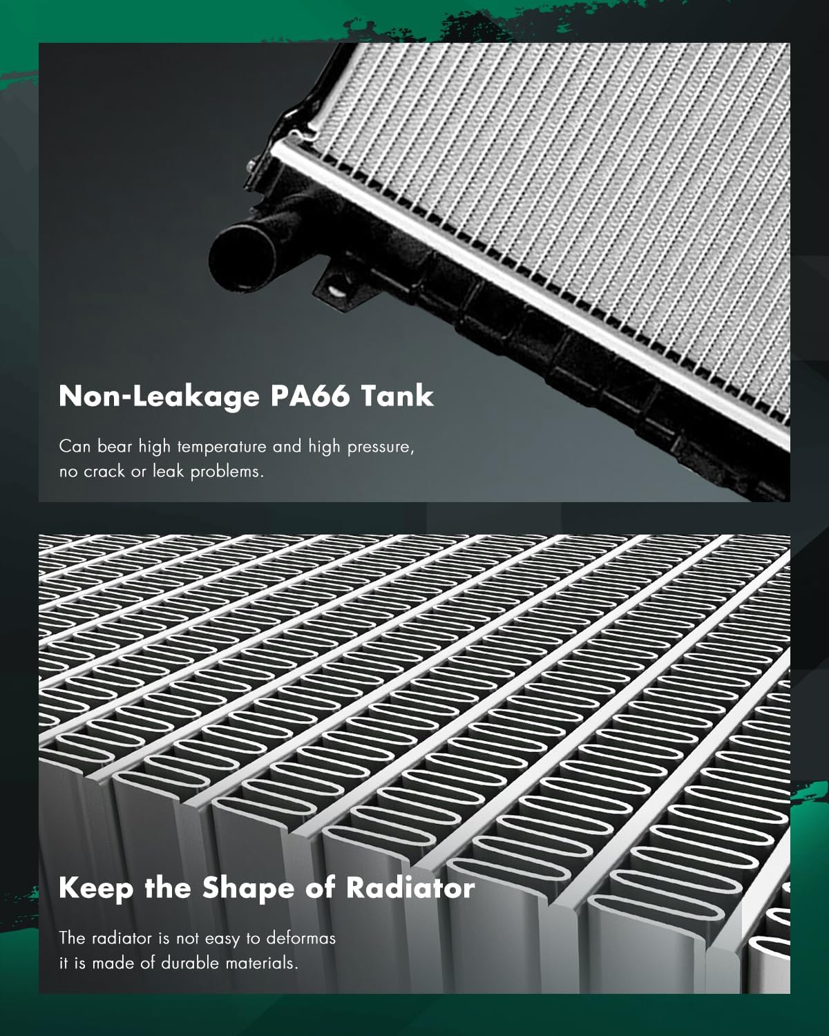 SCITOO 2311 Radiator Fit 2001-2004 for Chrysler for Town & Country 3.3L 2001-2004 for Chrysler for Town & Country 3.8L 2001-2003 for Chrysler for Voyager 2.4L 2001-2003 for Chrysler for Voyager 3.3L