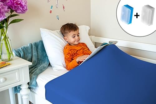 Sábana sensorial + 2 cepillos sensoriales de terapia gratis, alternativa de compresión a las mantas con peso, transpirable, elástica, fresca y