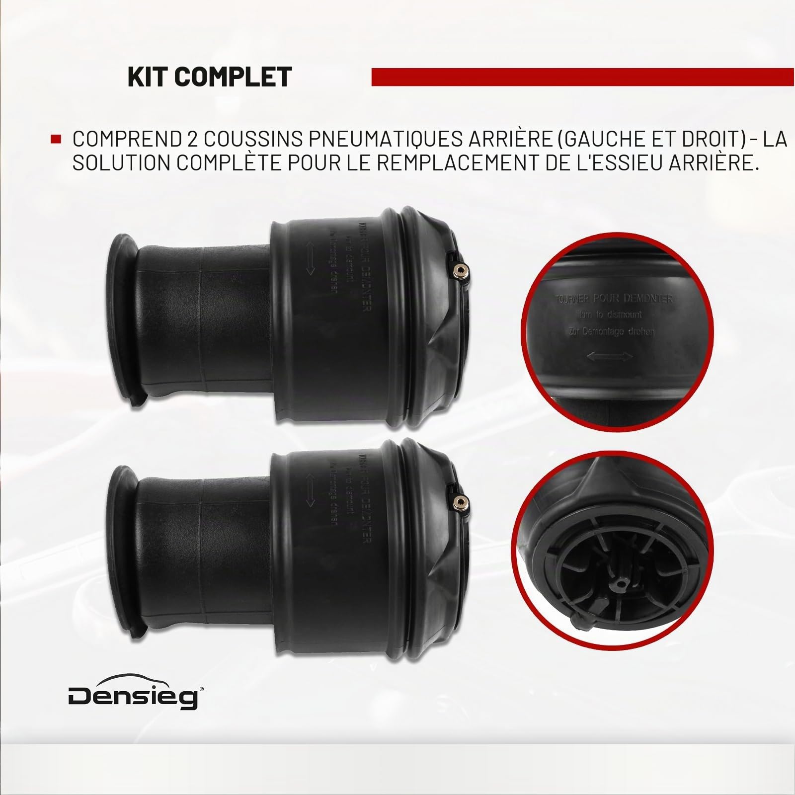 2 x sacs à ressort à suspension pneumatique arrière 5102GN 5102.R8 9681946080 pour C4 Grand Picasso I C4 Picasso I