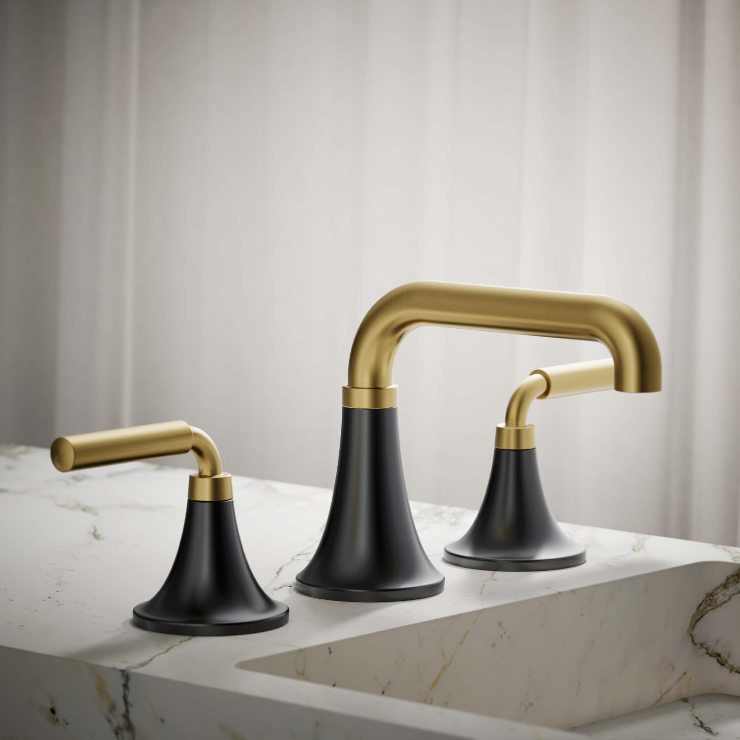 Robinet De Lavabo De Salle De Bain Déployé Tone | K-27416-4N