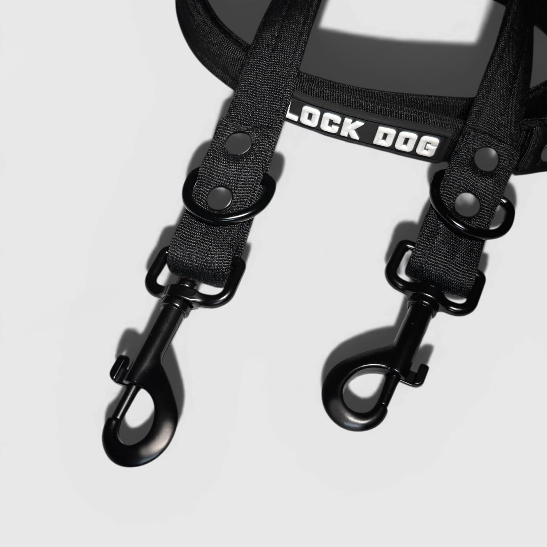 Schnitt- & bissfeste - Hundeleine – Hochleistungsfasern statt Drahtseil – Bolzenkarabiner 360° drehbar – bis 150 kg Zugkraft - LOCK DOG