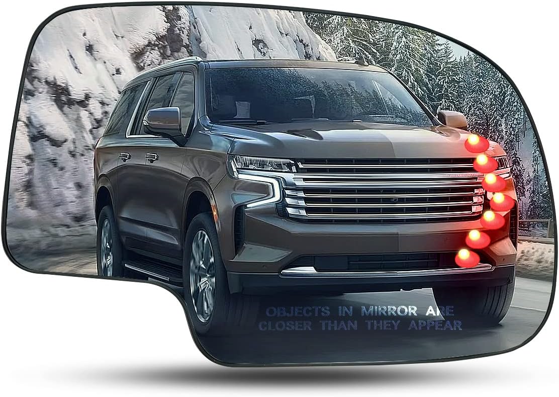 Passenger Side Heated Mirror Glass Exterior Mirror