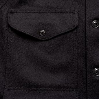 Filson Mens Mackinaw Wool Jacket Dark Navy, Dark Navy, Medium