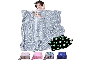 Starry Night: Bood Glow in the Dark Blanket for Enchanting Dreams