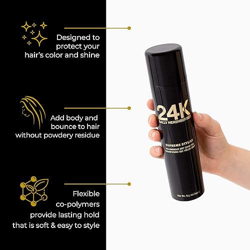 Miniatura 2 de SALLY HERSHBERGER 24K Think Big Dry Shampoo para champú seco unisex de 8.5 onzas