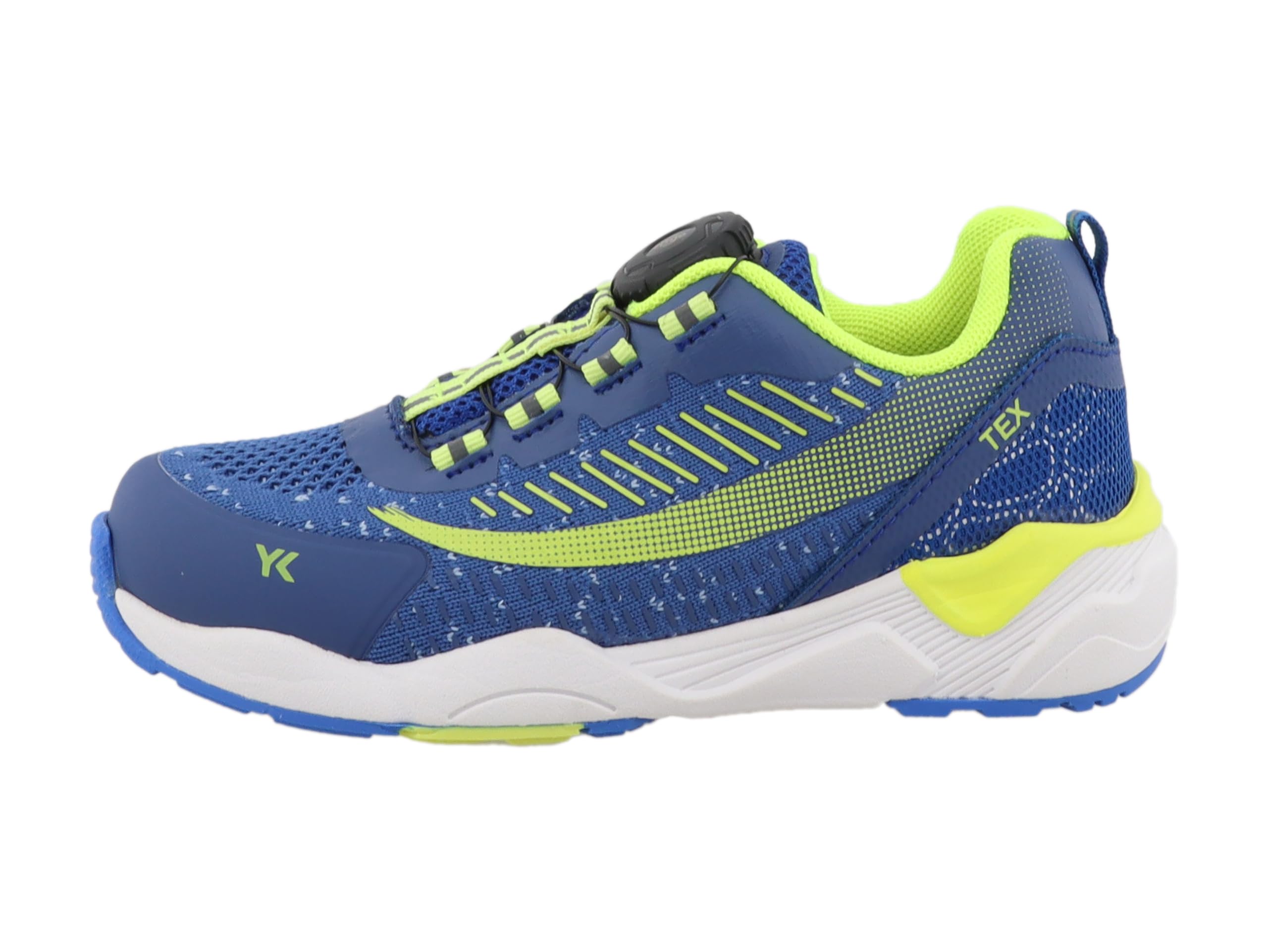 Lurchi 95L0093002 Sneaker, Royal-Lime, 13 UK Child