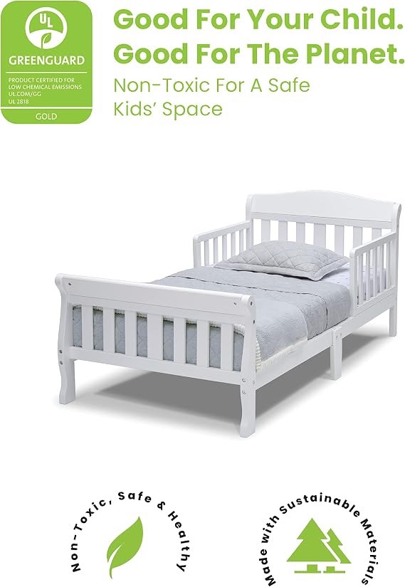 Delta Children Canton Toddler Bed, White by Delta Children