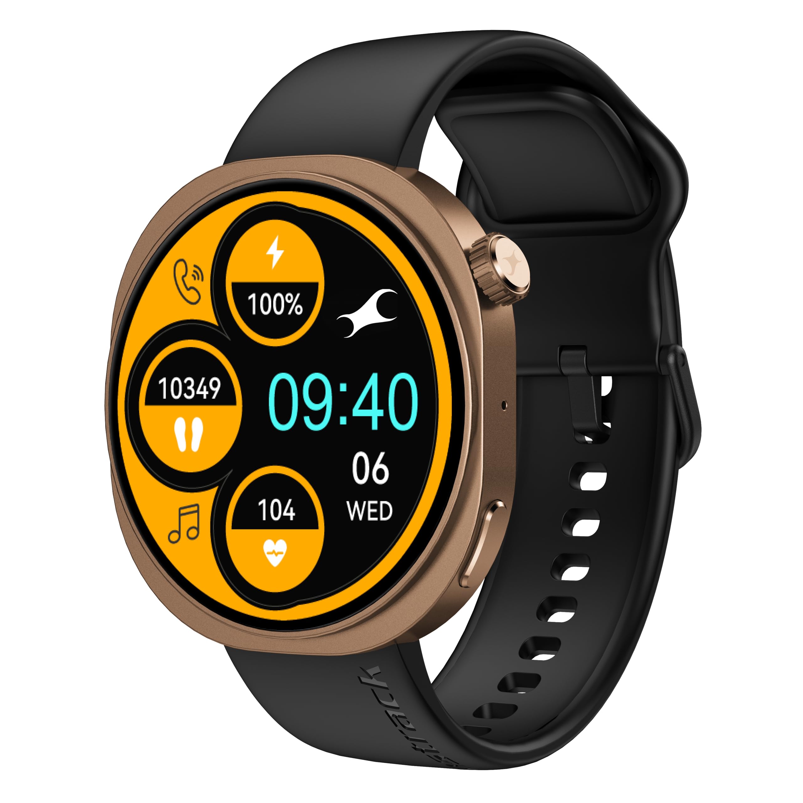 Fastrack Revoltt FR3 Pro Smartwatch with 1.43” AMOLED Display,Dynamic 60Hz Refresh,Nitrofast Charging, HRM, SpO2, Sleep,Multiple Menu Style,Functional Crown,IP68, BT Calling,24/7 Health Suite - Black-picture-30