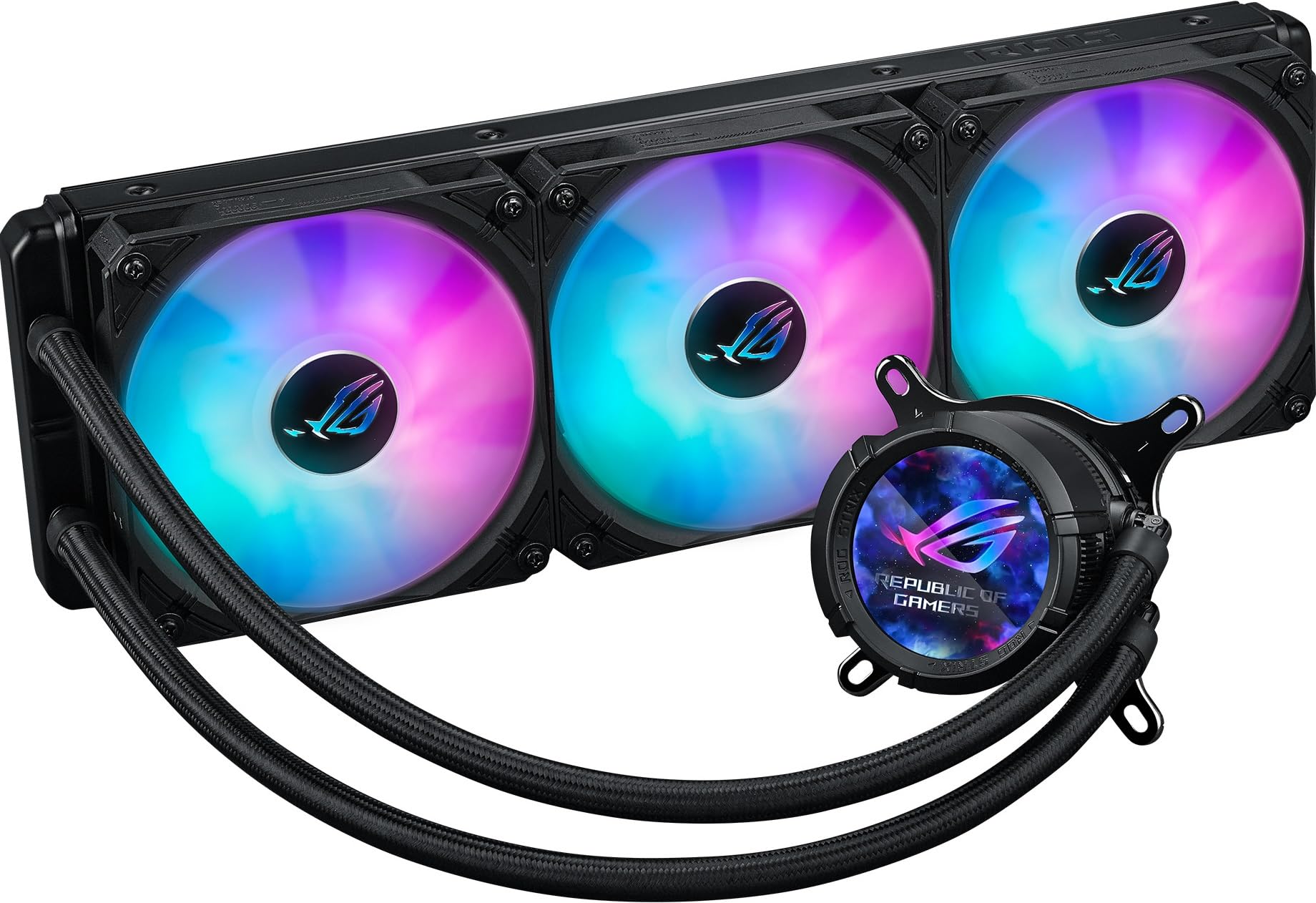 Asus ROG STRIX LC III 360 ARGB LCD Liquid CPU Cooler, 360mm, 7th