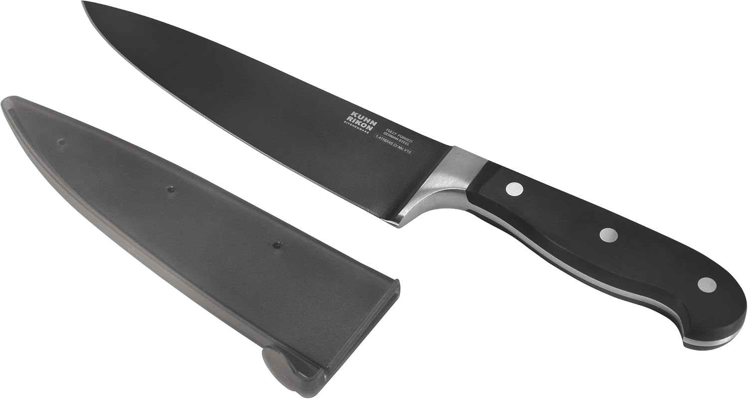 KUHN RIKON Noir Chef's Knife, Black