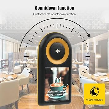 Retekess TD169 Restaurant Pager System, Beepers for Restaurants, 20 Pagers | for Food Truck, Church, Hotel, Club, IP55 Waterproof, 1640ft Distance, 31 Prompt Modes, OneKey Mute