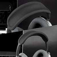 Vista 4 de SOULWIT Protector de diadema mejorado para AirPods Max (USB-C/Lightning), a prueba de sudor, diadema de silicona suave y lavable, cubierta completa