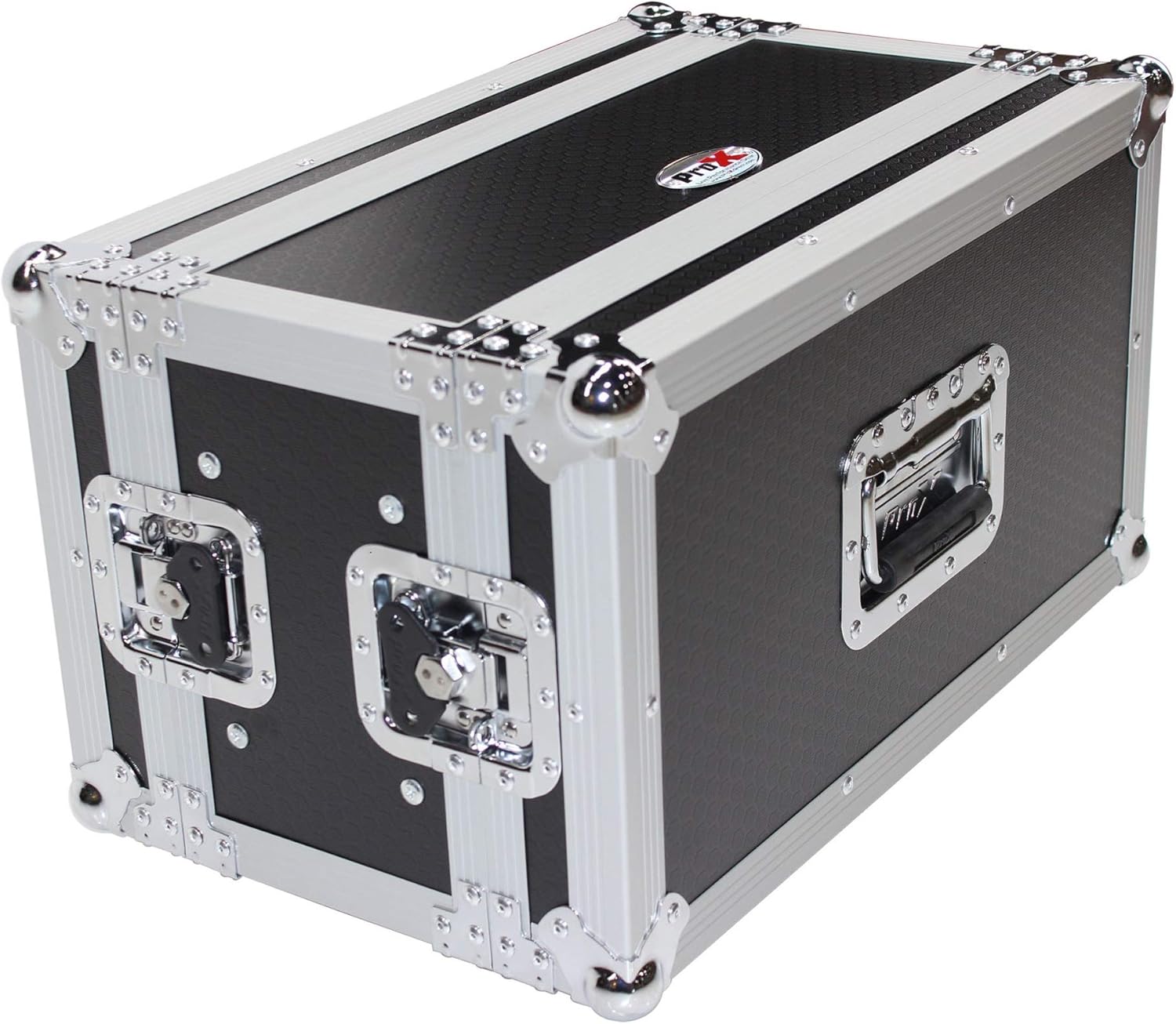 Prox X-6U7D 6U Deluxe Effects Rack 7 in Deep Rail to Rail | W-Handles