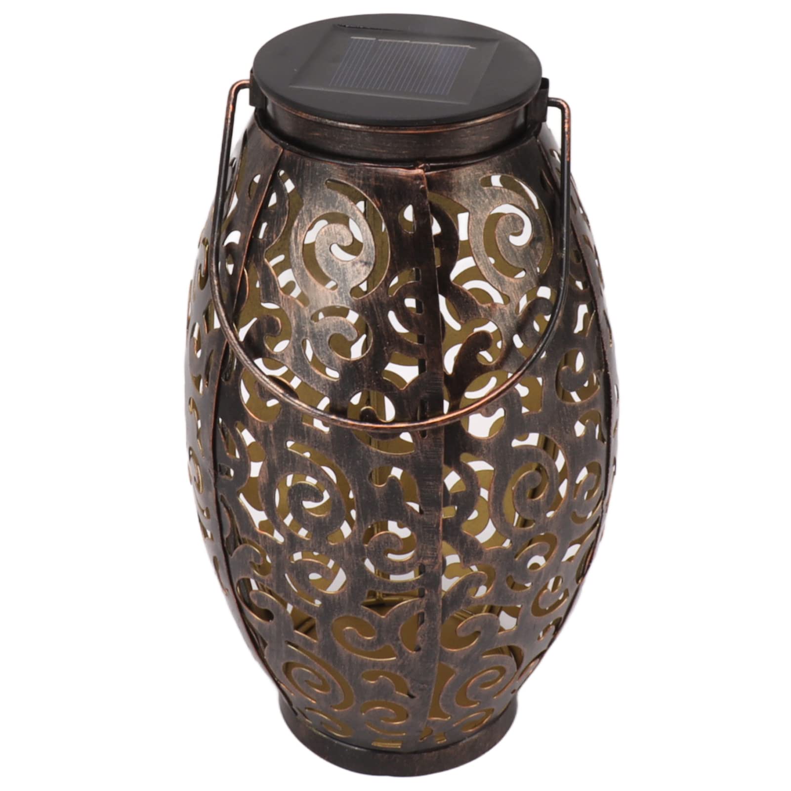 Solar Hanging Lantern, Elliptical Solar Lantern Outdoor Decoration for Patio