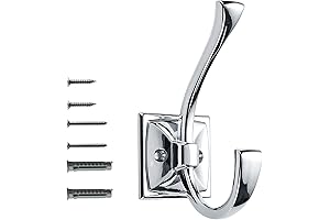 Khtumeware Wall Hooks: Declutter Your Space with Chrome Hooks