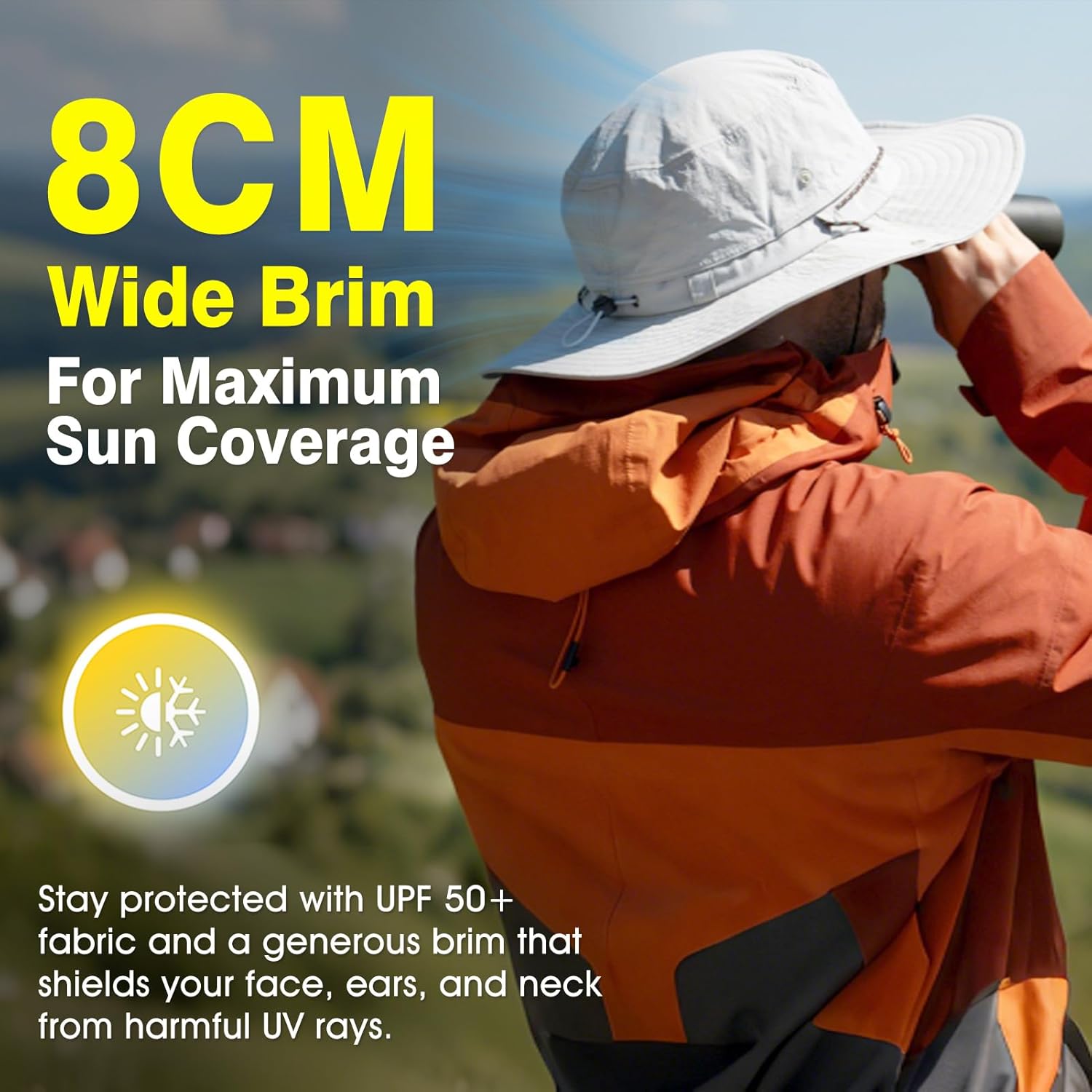 TOP-EX XL/XXL Waterproof UPF 50+ Bucket Hat Mens Womens Wide Brim Sun Hat Outdoor Hiking Fishing - Image 3