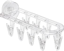 منشر أكريليك معلق للغرف والحمام - عملي وأنيق، يثبت بالشفاط القوي على الجدران لتجفيف القطع الصغيرة مثل الشرابات والملابس الداخلية بسهولة. (1 قطعه)