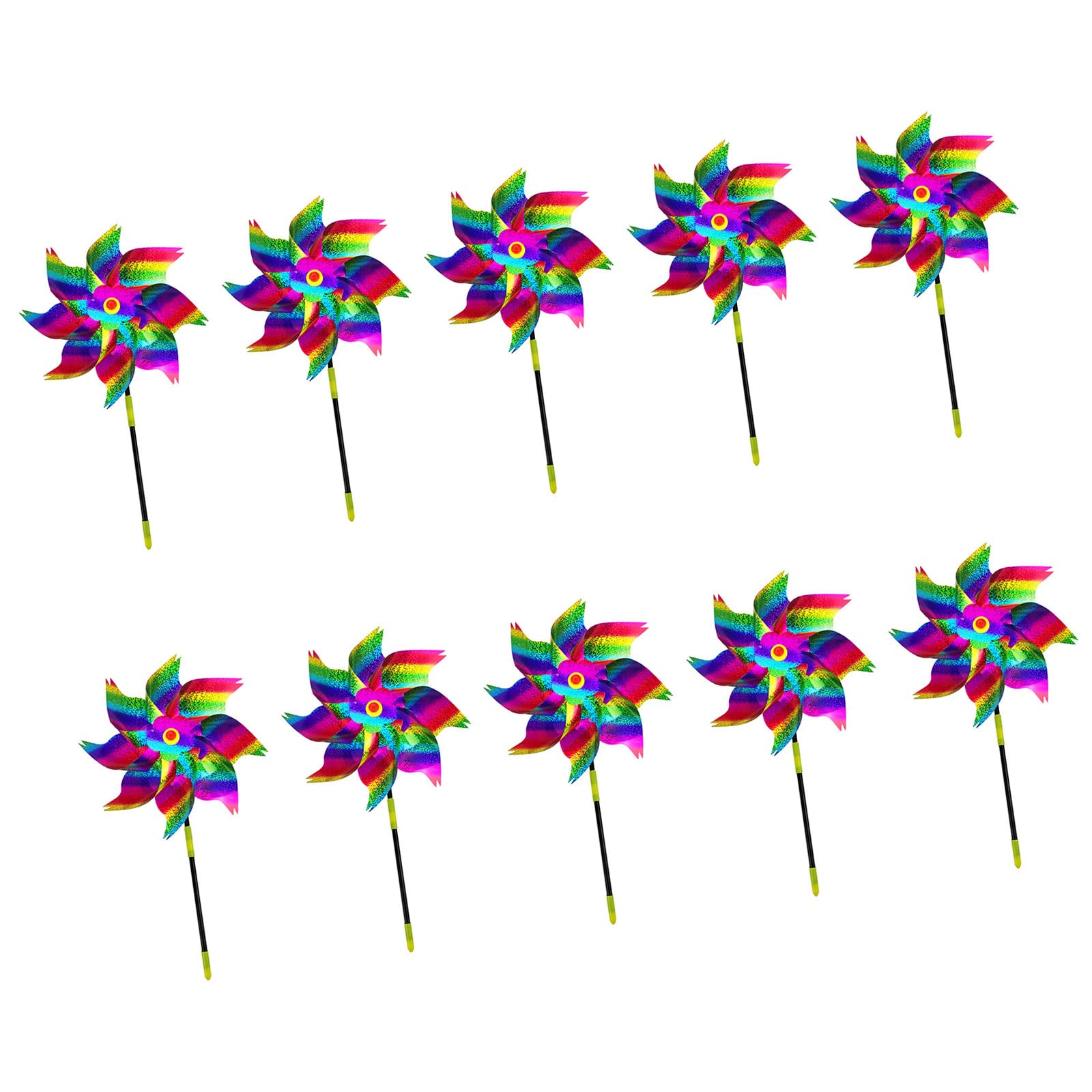 Windmills Styles Decorations for Bird Control in Residential Area and Fruit Orchards Enhancing Outdoor Garden Spaces Wind Driven Bird Decorations