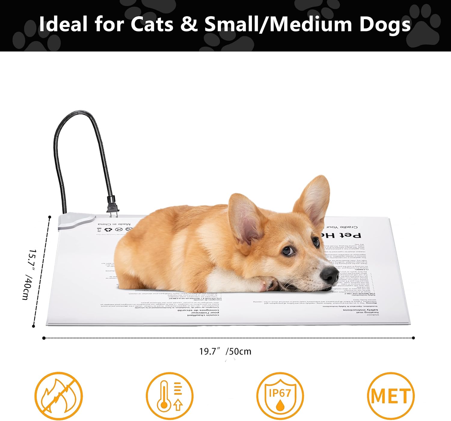 review Pet Heating Pad for Cats,19.7