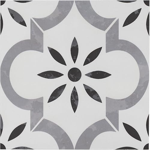 Miniatura 5 de MSI Azila - Azulejo de pared de porcelana mate encáustica de 8 pulgadas x 8 pulgadas para baño, baldosas de piso, salpicaduras de cocina y azulejos