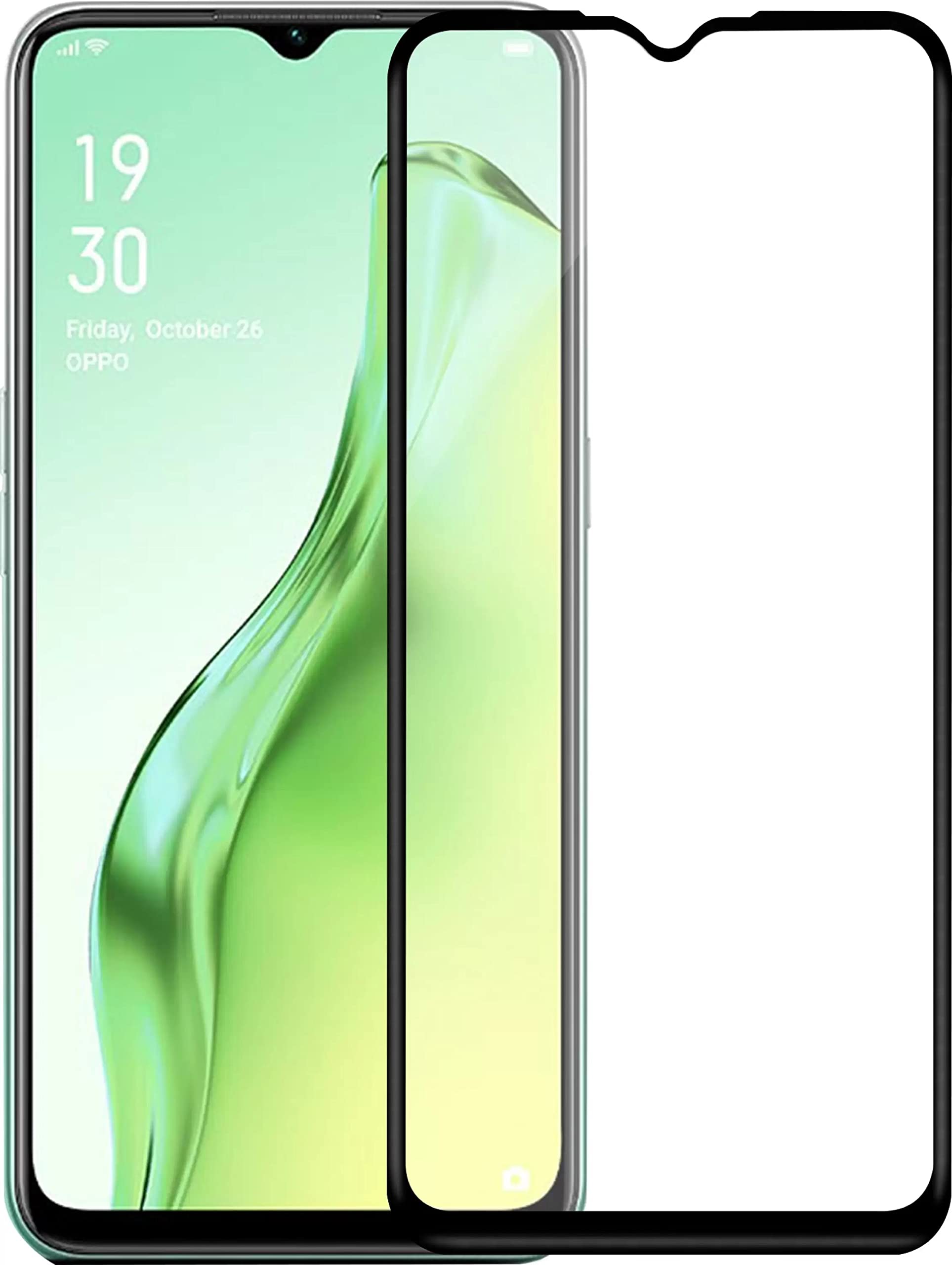 Tremolite Tempered Glass Compatible for Oppo A31 Full Screen Coverage Except Edges