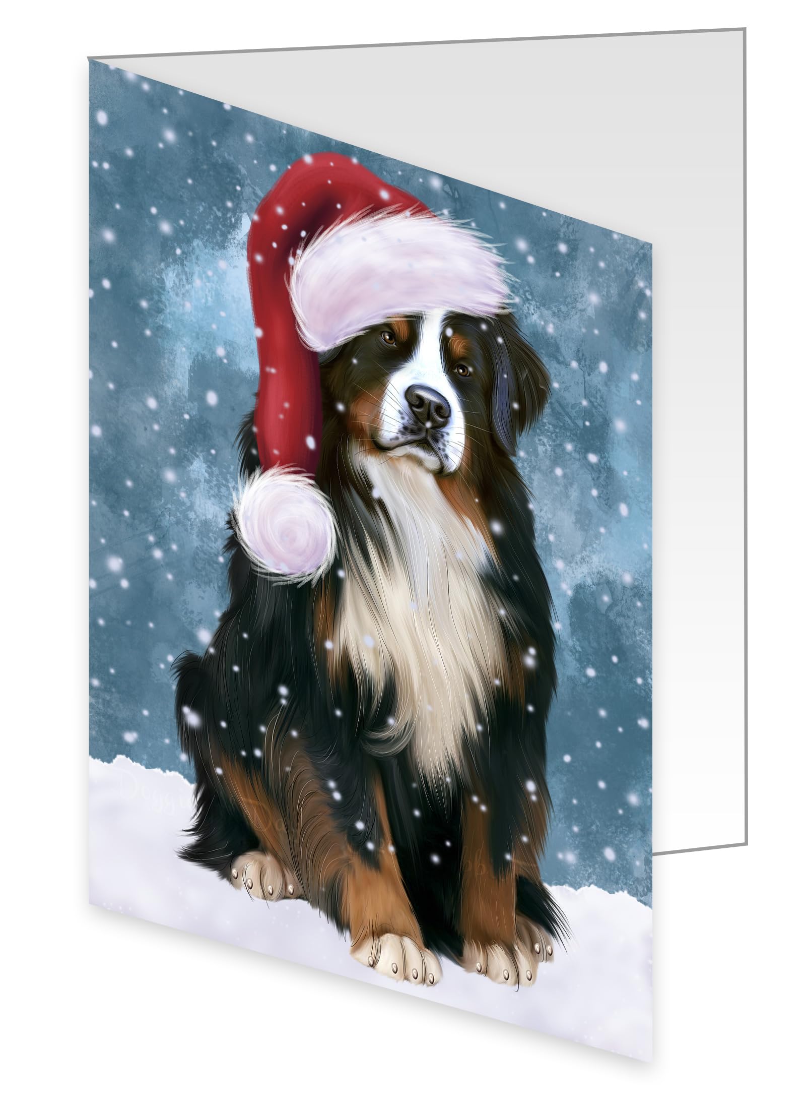 Biglietto Di Natale Con Cane Doberman, GCD71432, Con Busta, 12,7x17,8 Cm, Pet Artwork