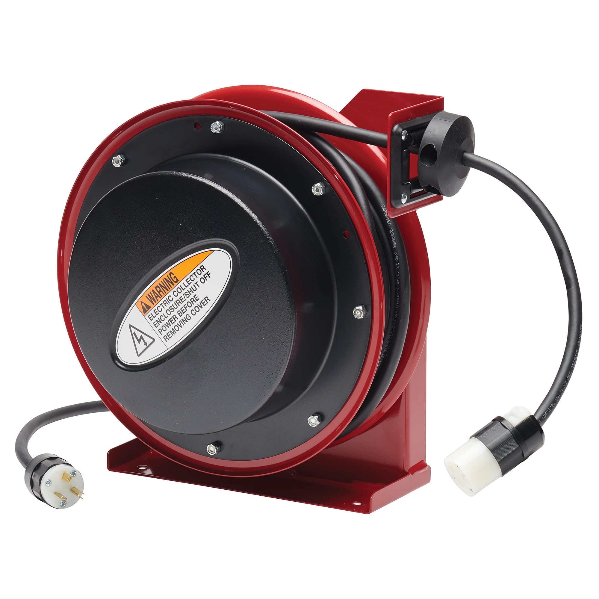 Reelcraft L-4525-123-3A - 12/3 x 25 ft. 20A, Single Receptacle