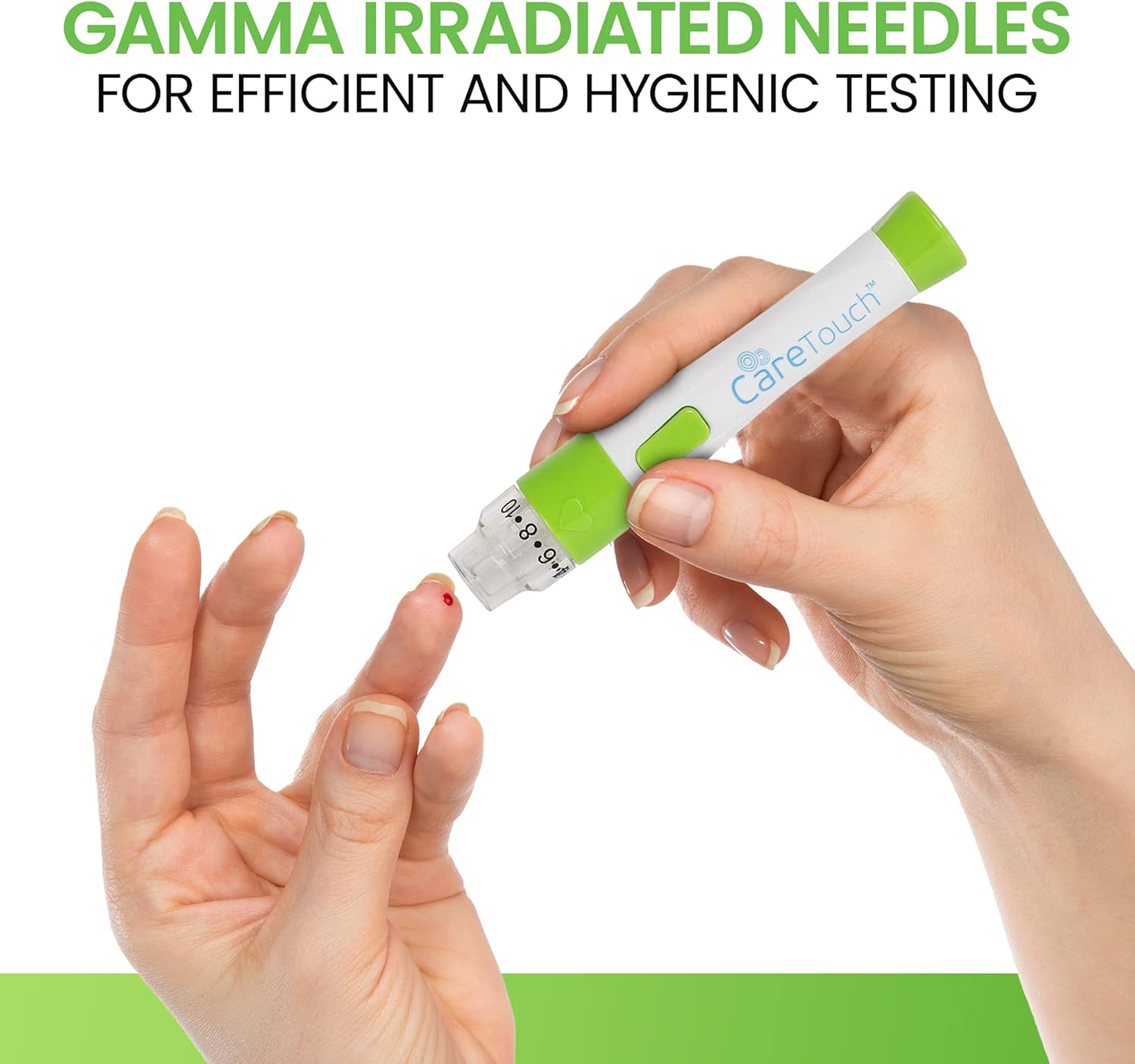 Microlet Lancing Device with Care Touch 100 Multi Colored Twist Top Lancets 30 Gauge : Health & Household