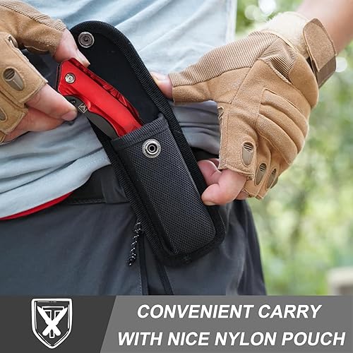 Miniatura 7 de Titorld Regalos para hombres y mujeres, multiherramienta de cuchillo de bolsillo, idea de regalo de cumpleaños de aniversario para papá, marido,