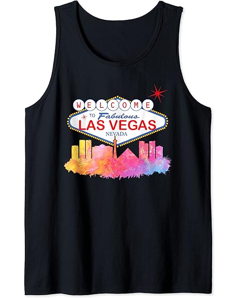 Love LAS VEGAS Shirt Men Women Souvenir Gifts Vegas Holiday Tank Top
