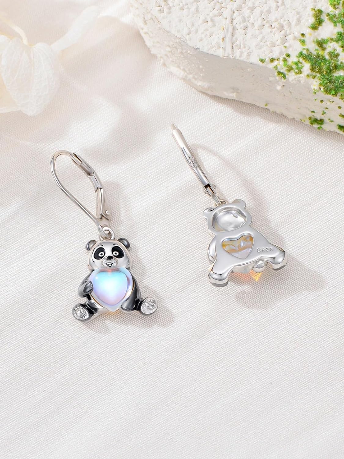 Bee/Panda/Dog/Cat/Duck/Chicken/Penguin Earrings for Women 925 Sterling Silver Cute Animals Dangle Earrings Animal Jewelry Gifts for Women