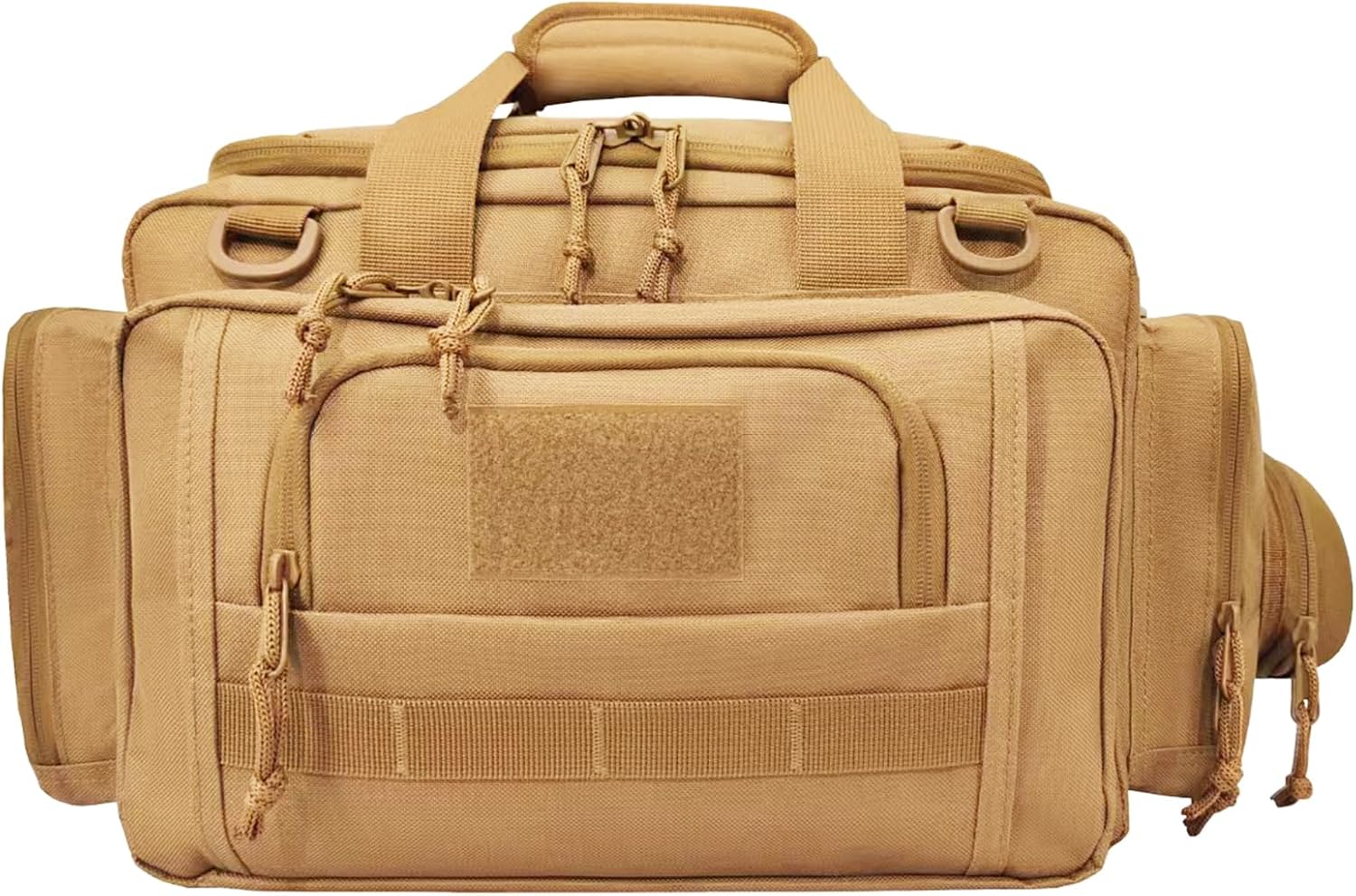 Tactical Gun Range Bag for 4 Handguns Ammo, Pistol Duffle Bag with 5X Magazine Slots for Hunting Shooting Range Sport