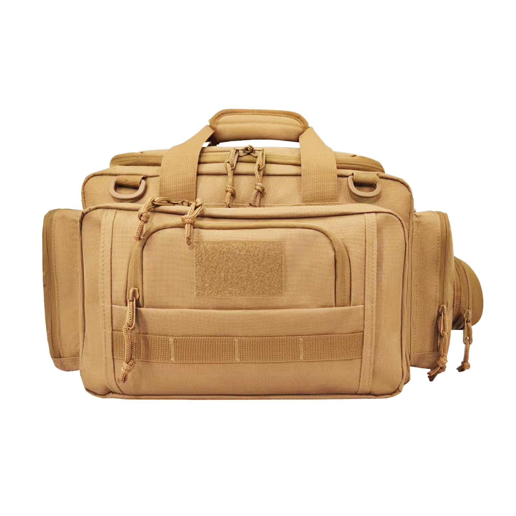 Tactical Gun Range Bag for 4 Handguns Ammo, Pistol Duffle Bag with 5X Magazine Slots for Hunting Shooting Range Sport