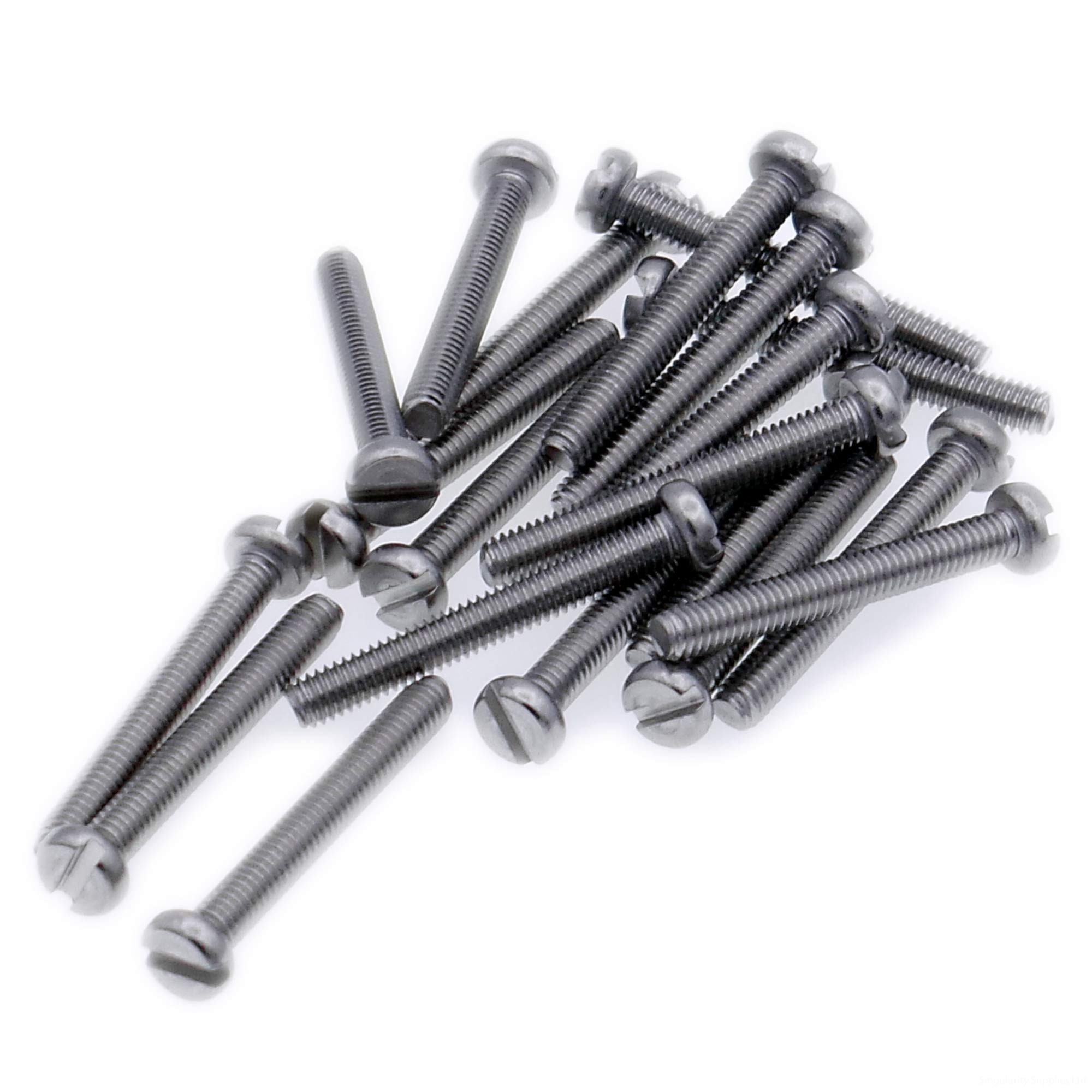 Singularity Supplies M3 (3Mm X 10Mm) Slot Cheese Machine Screw (Bolt) - Stainless Steel (A2) (Pack Of 20)