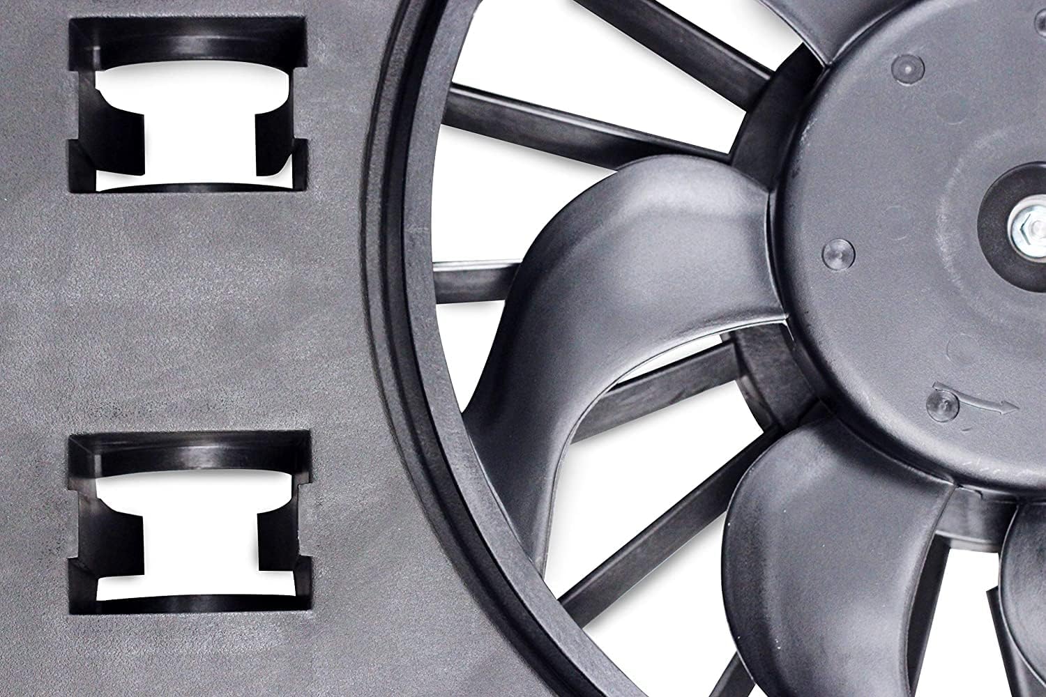 621-052 Air Conditioning Dual Radiator & Condenser Cooling Fan Assembly for Chevrolet Equinox Pontiac Torrent 2006 2007 2008, GM3115204 19129813 19129815